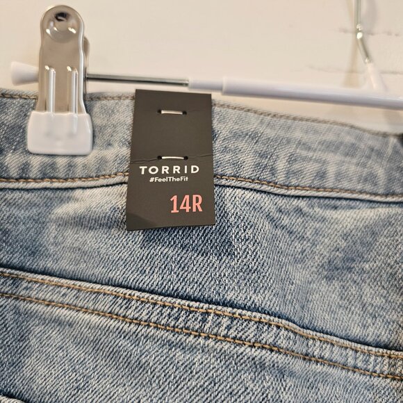 NWT-Torrid-High Rise Straight Elastic Waist Jean - Picture 5 of 6